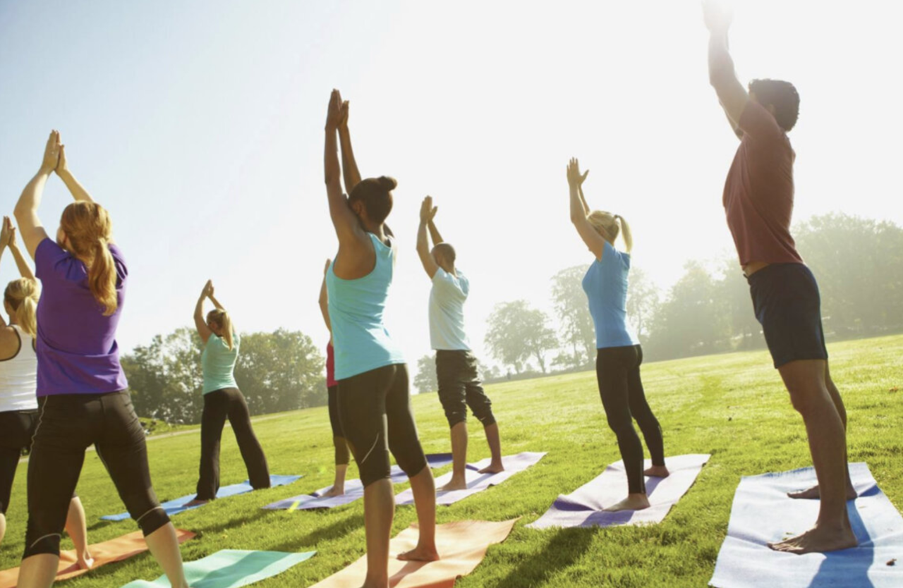 outdoor yoga