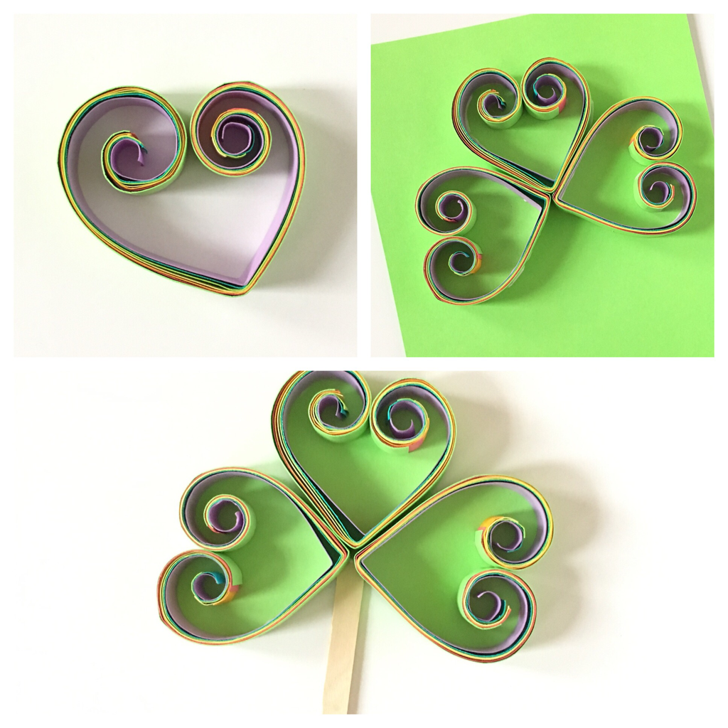 Paper Quilling Shamrock