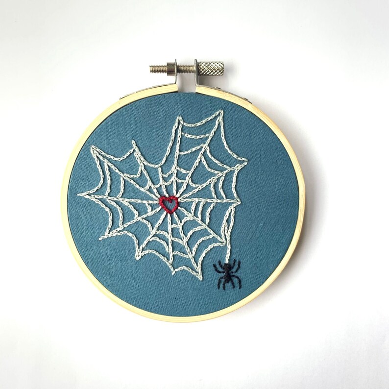 spider embroidery