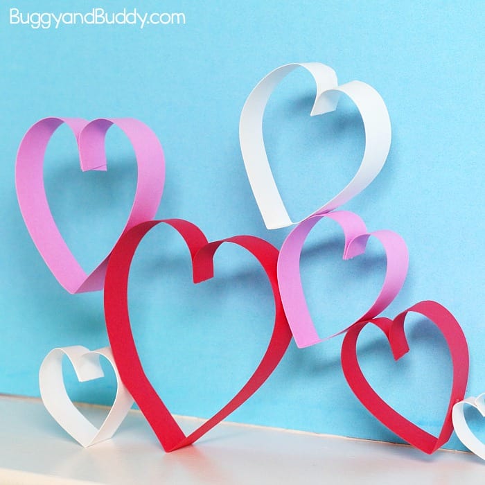 paper heart structures