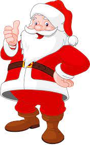 Santa with thumb up