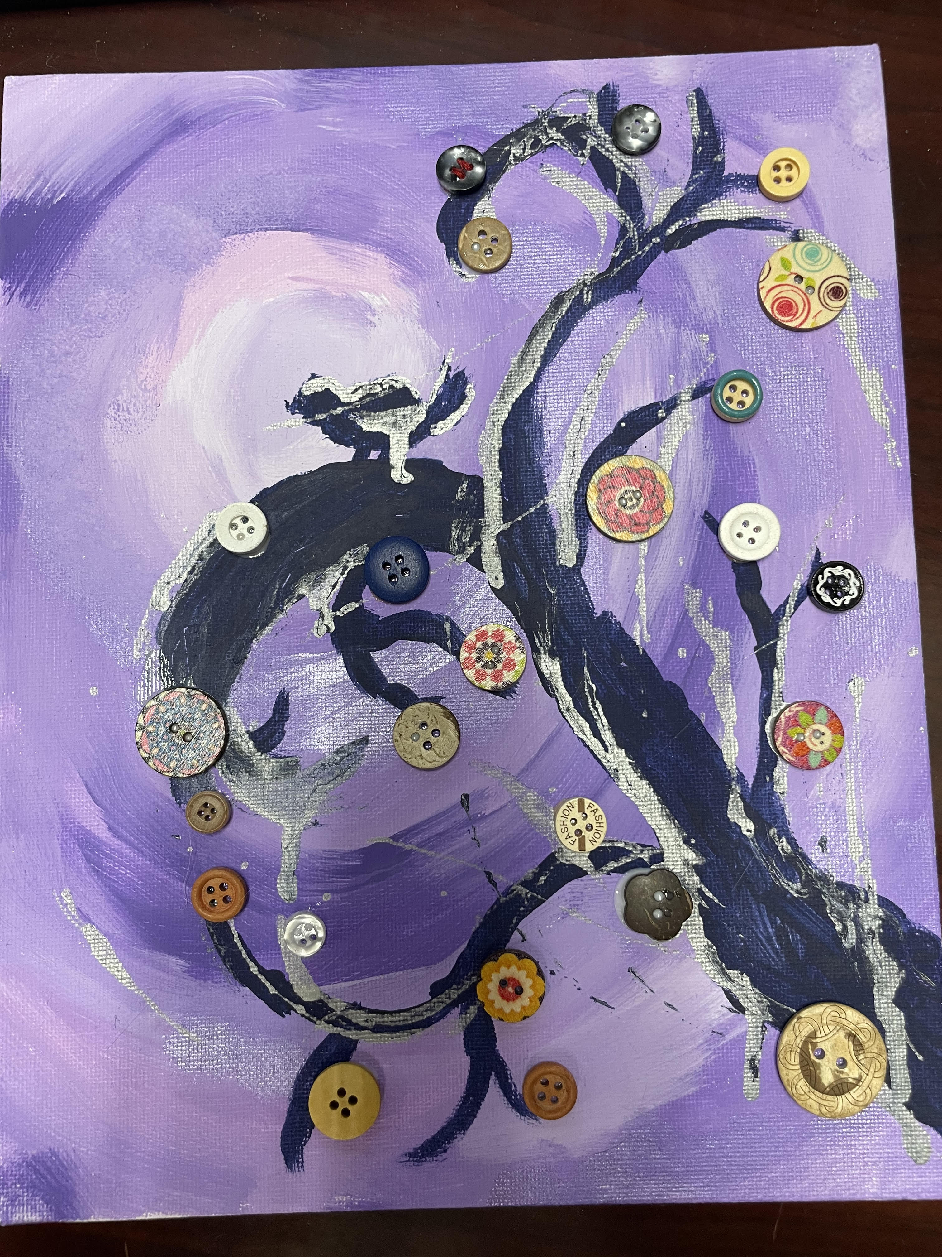 Button Tree Art