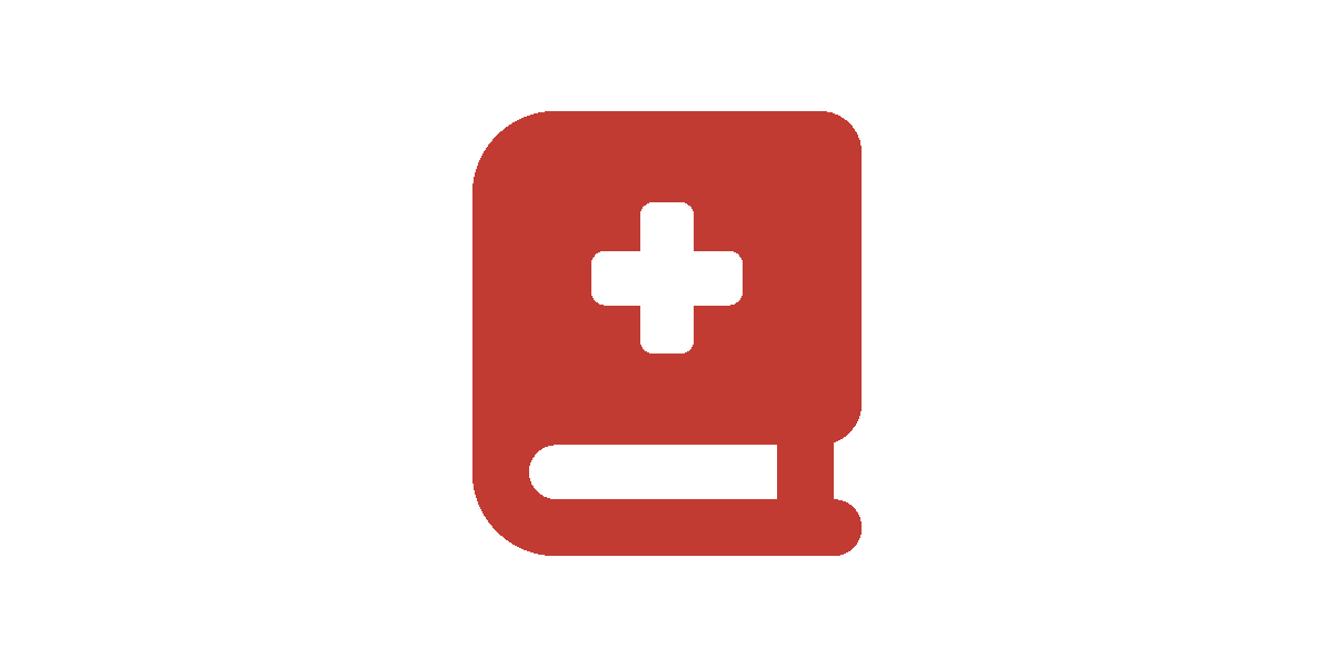 Book with plus symbol icon