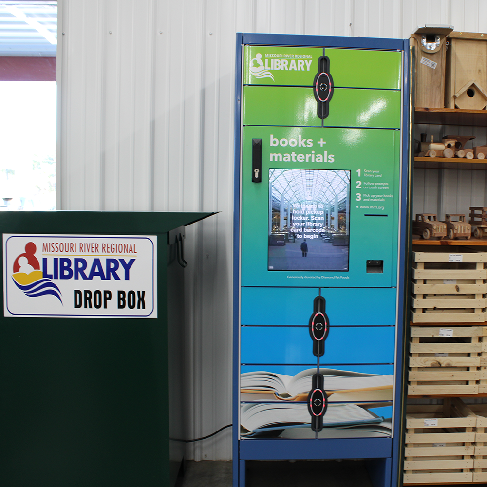 Remote Locker and drop box located inside Shirk's County Market