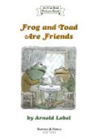 Cover image for Frog and toad are friends