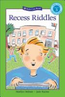 Cover image for Recess Riddles