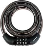 Black bike lock with a four-digit lock. The number lock is set to 8888.