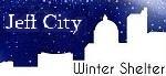 Jeff City Winter Shelter - snowy scene