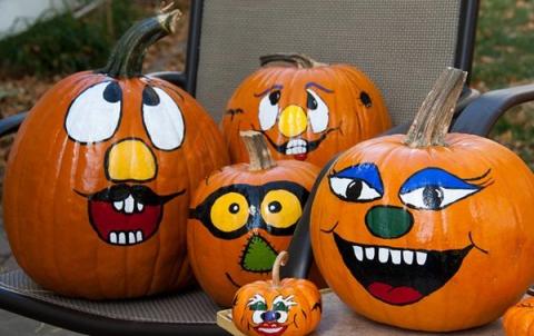 painted pumpkins