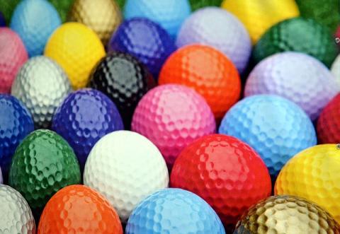 mini golf balls