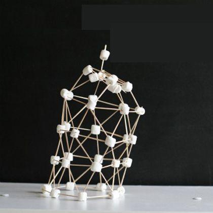 toothpick marshmallow tower