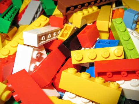 pile of colorful Legos