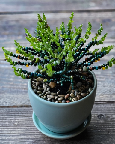 beaded plant