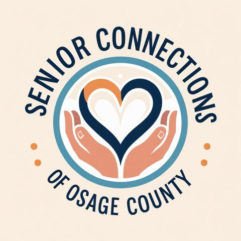 hands holding heart-logo for senior connections