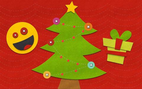 felt christmas tree ornament from pixabay