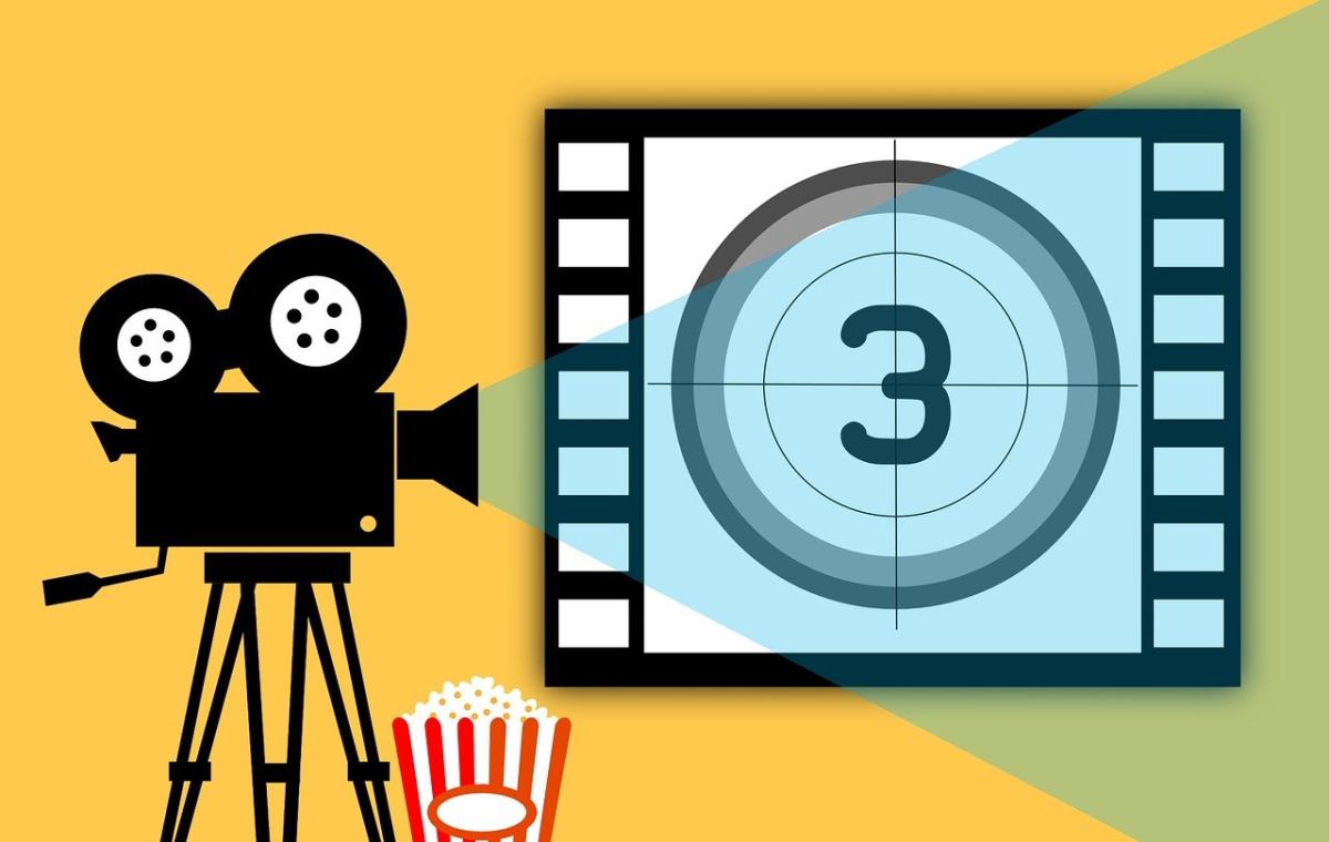 movie camera, popcorn, film pixabay
