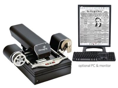 Microfilm/Microfiche Reader machine pc and monitor